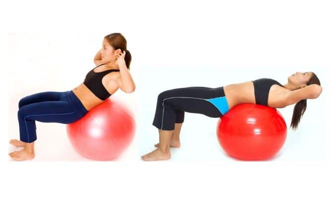 5 ejercicios para abdominal con fitball | Altafit Gym Club